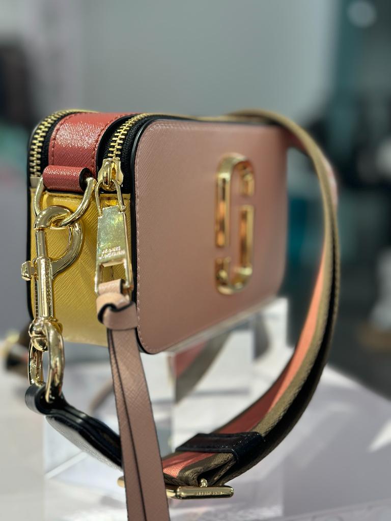Marc Jacobs Women's Gold Multi Webbing Bag Strap in Metallic