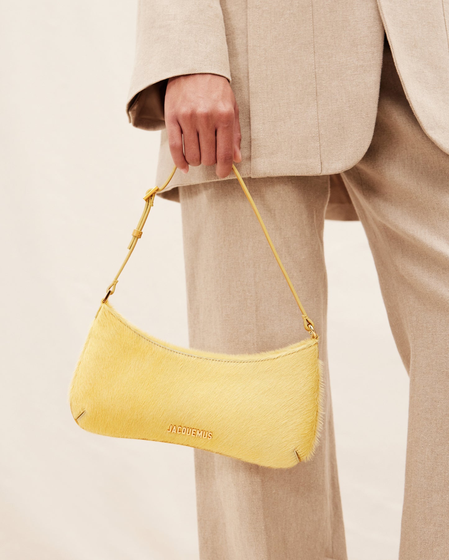 JACQUEMUS Yellow Le Raphia 'Le Bisou' Bag – Popshop Usa