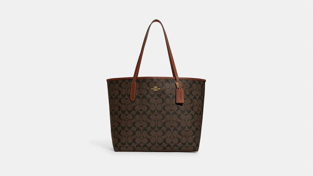 Coach Women's City Tote in Printed Coated Canvas