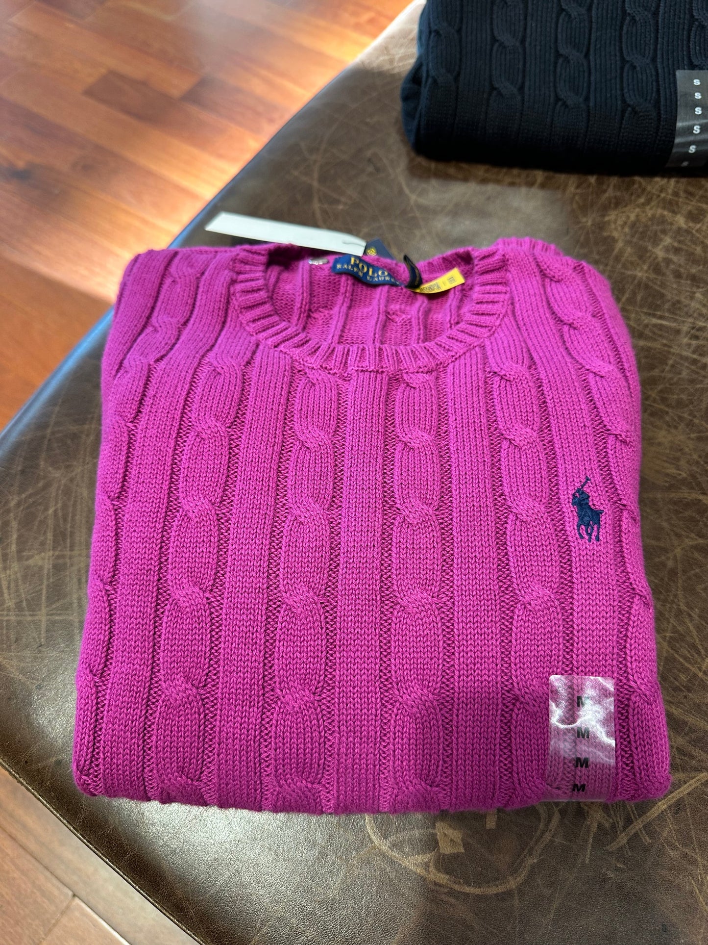 Polo Ralph Lauren Women Slim fit Cable-Knit Crewneck Sweater – Popshop Usa