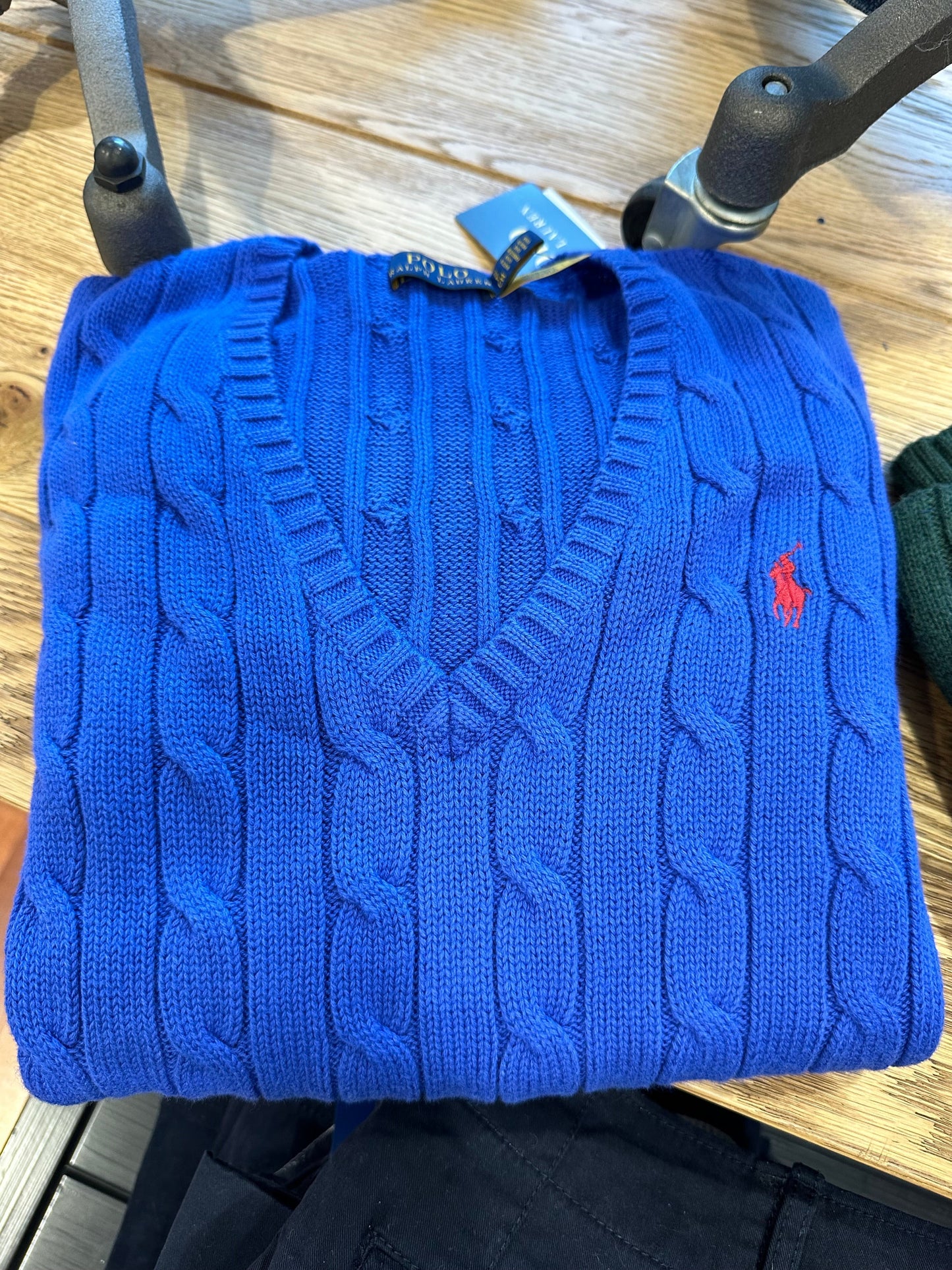
                  
                    Polo Ralph Lauren Women Slim fit Cable-Knit V-neck Sweater
                  
                