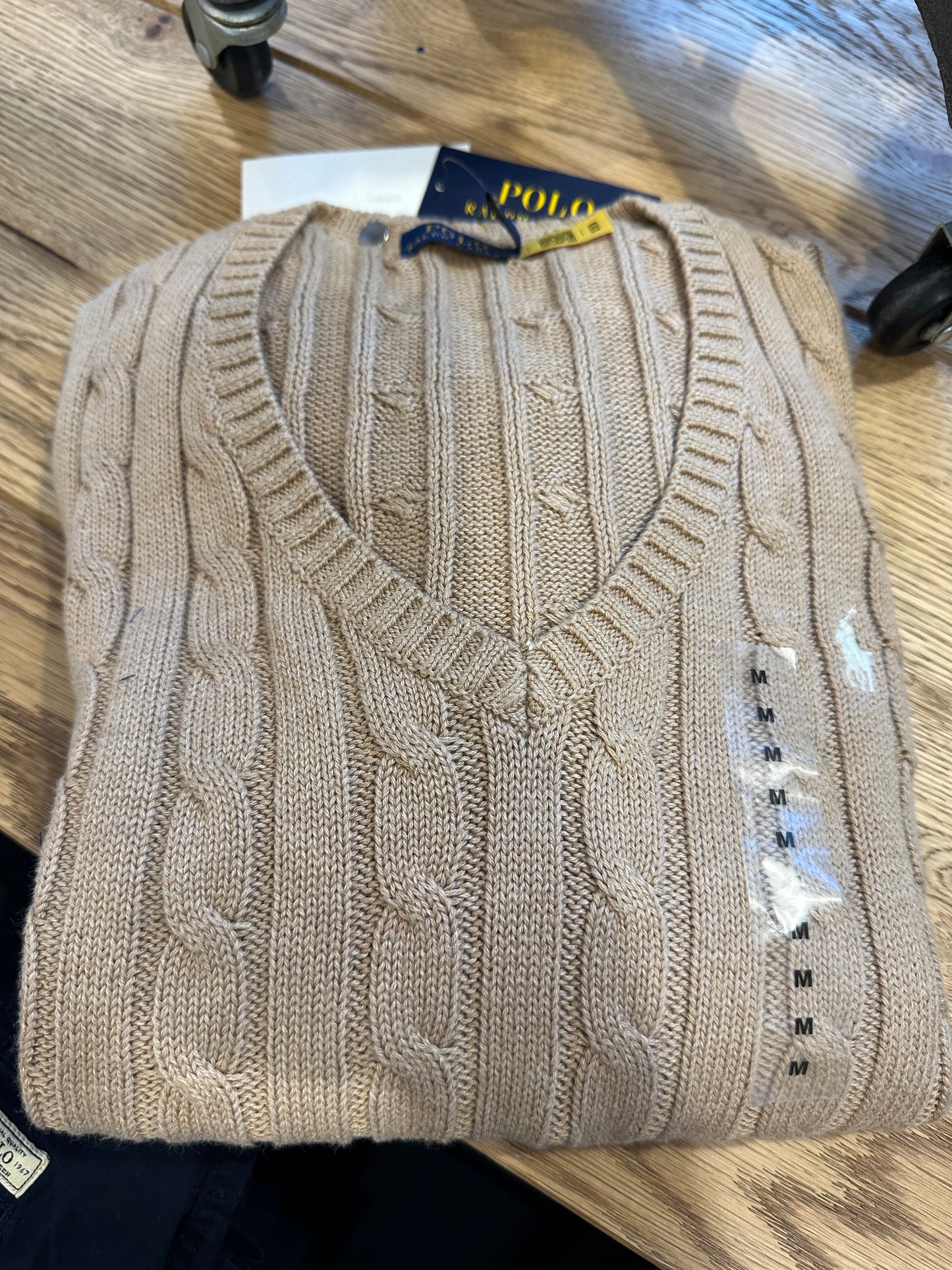 
                  
                    Polo Ralph Lauren Women Slim fit Cable-Knit V-neck Sweater
                  
                