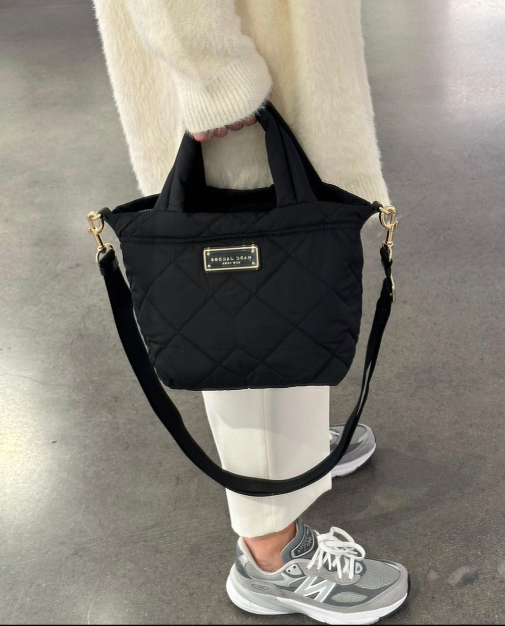 Marc Jacobs Quilted Mini Nylon Tote