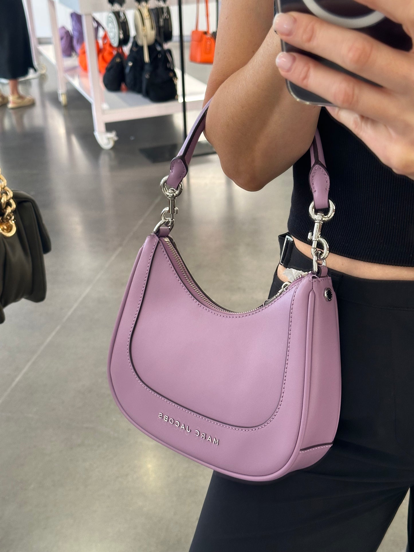 Buy MARC JACOBS The Small Tote Bag, Purple Color Women