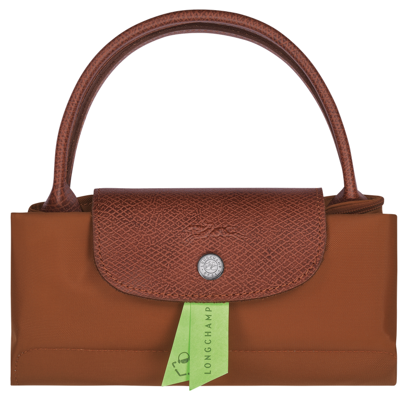 Longchamp Green Leather Bucket Bag