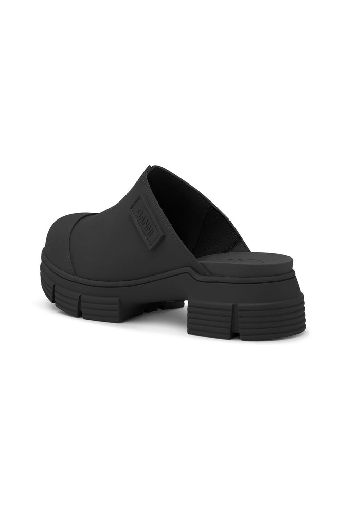 
                  
                    Ganni Recycled Rubber City Mules
                  
                