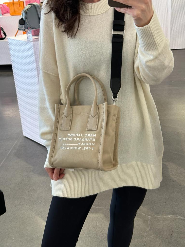 
                  
                    Marc Jacoba Small Canvas Tote with Strap
                  
                