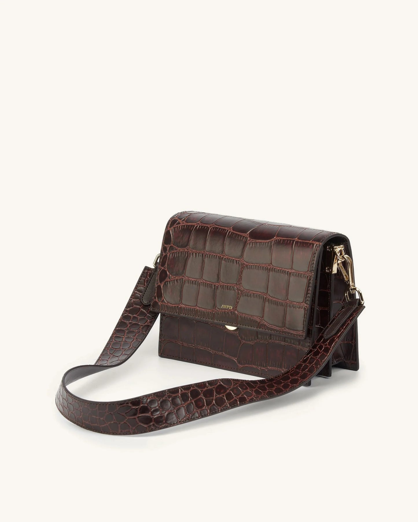 JW Pei Mini Flap Bag Ivory Lizard, Women's Fashion, Bags & Wallets, Tote  Bags on Carousell