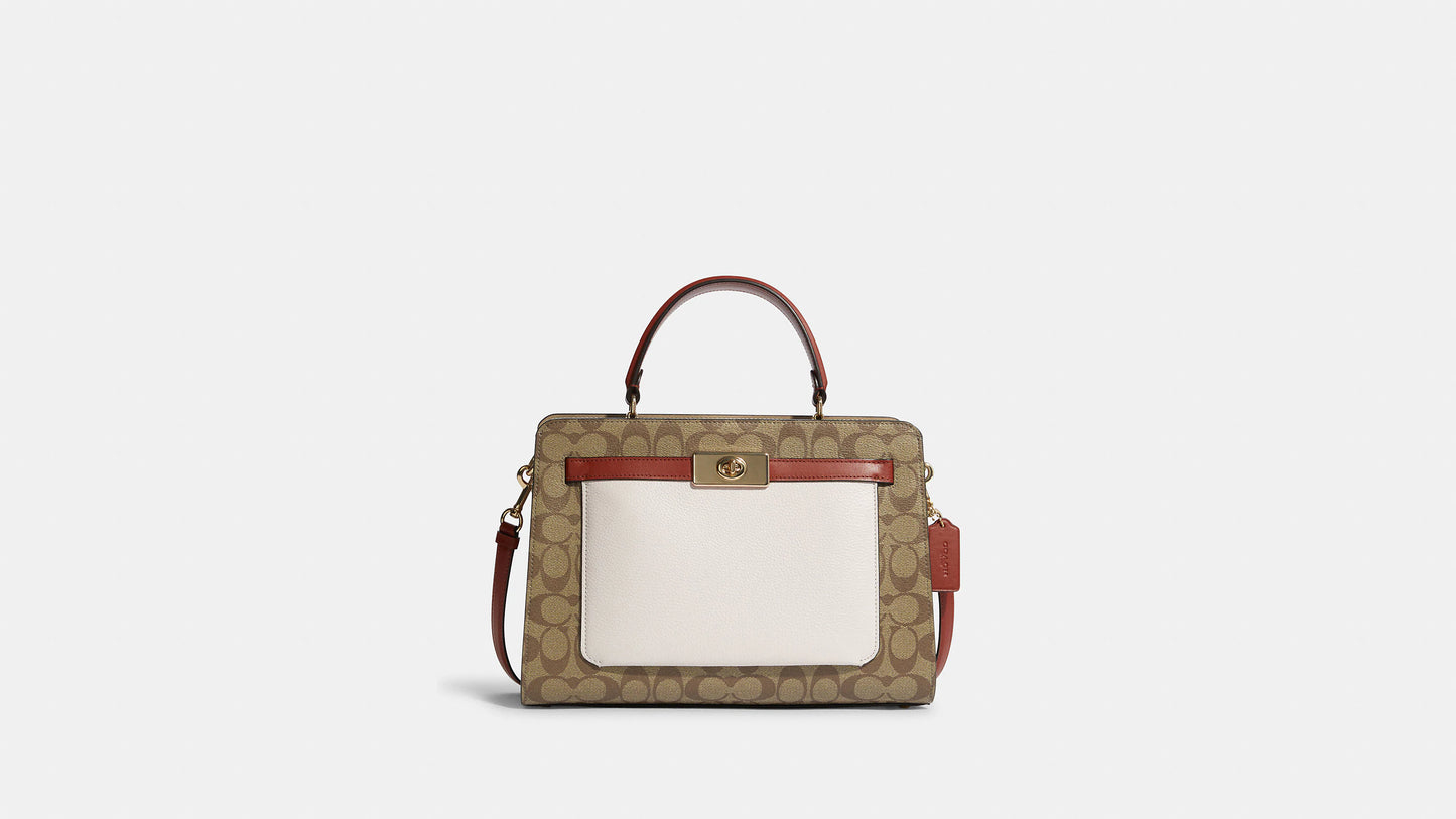 
                  
                    Coach Lane Carryall In Blocked Signature Canvas
                  
                