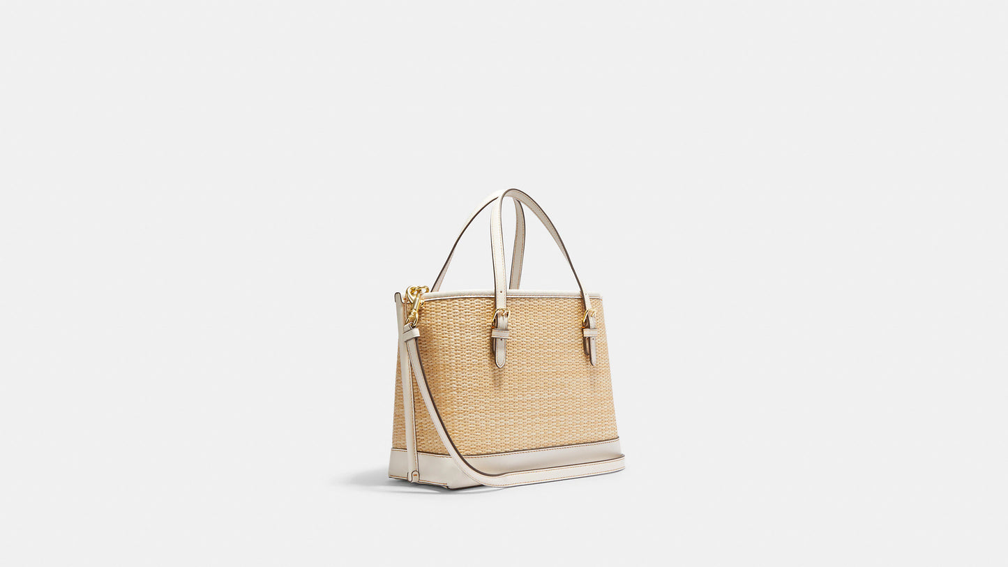 Coach Mollie Tote 25 In Straw – Popshop Usa