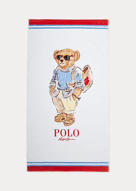 Polo by Ralph Lauren, Bags, Polo Ralph Lauren Beach Polo Bear White Tote