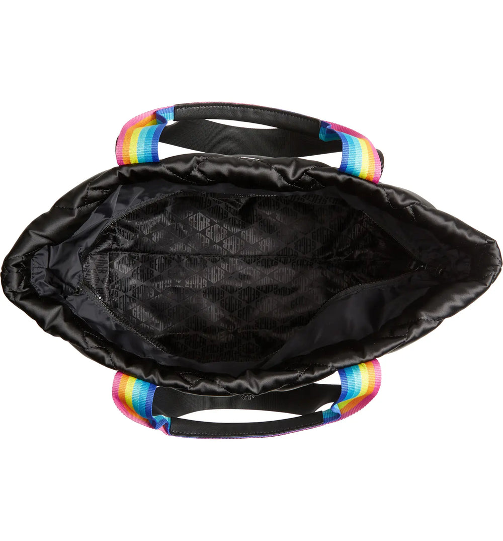 RECYCLED SHOPPER Ombre Rainbow Recycled Shopper Bag by KURT GEIGER LONDON