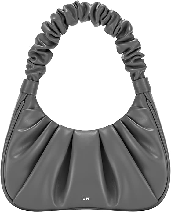 Gabbi Crushed Ruched Hobo Handbag - Black Online Shopping - JW Pei