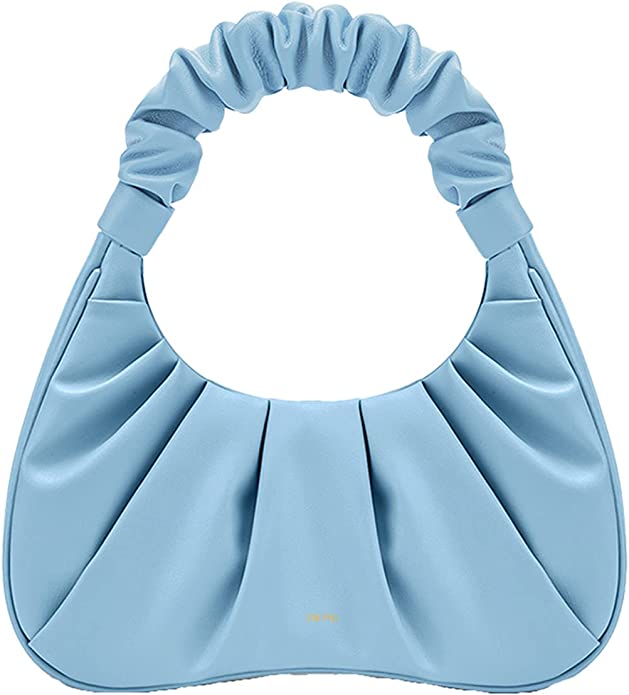 Gabbi Crushed Ruched Hobo Handbag - White Online Shopping - JW Pei