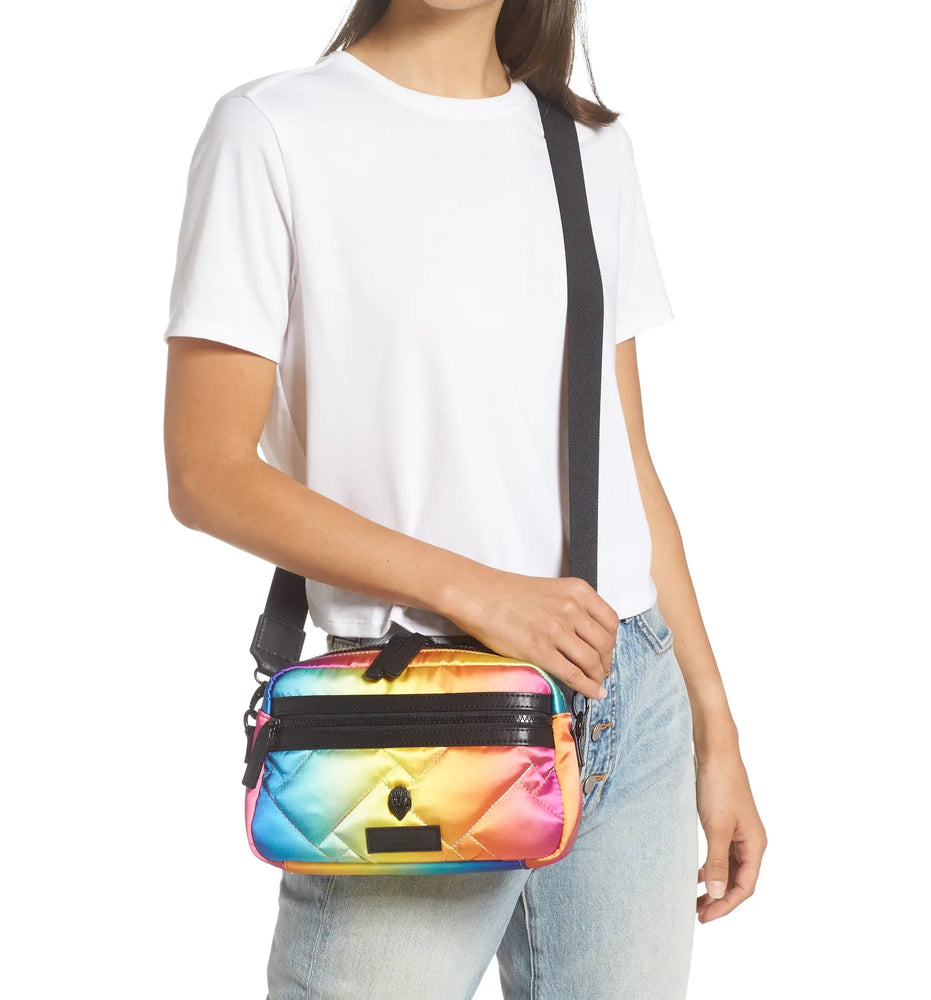MINI KENSINGTON S BAG Multi Rainbow Stripe Leather Mini Bag by KURT GEIGER  LONDON | Kurt geiger, Kurt geiger bags, Bags leather handbags