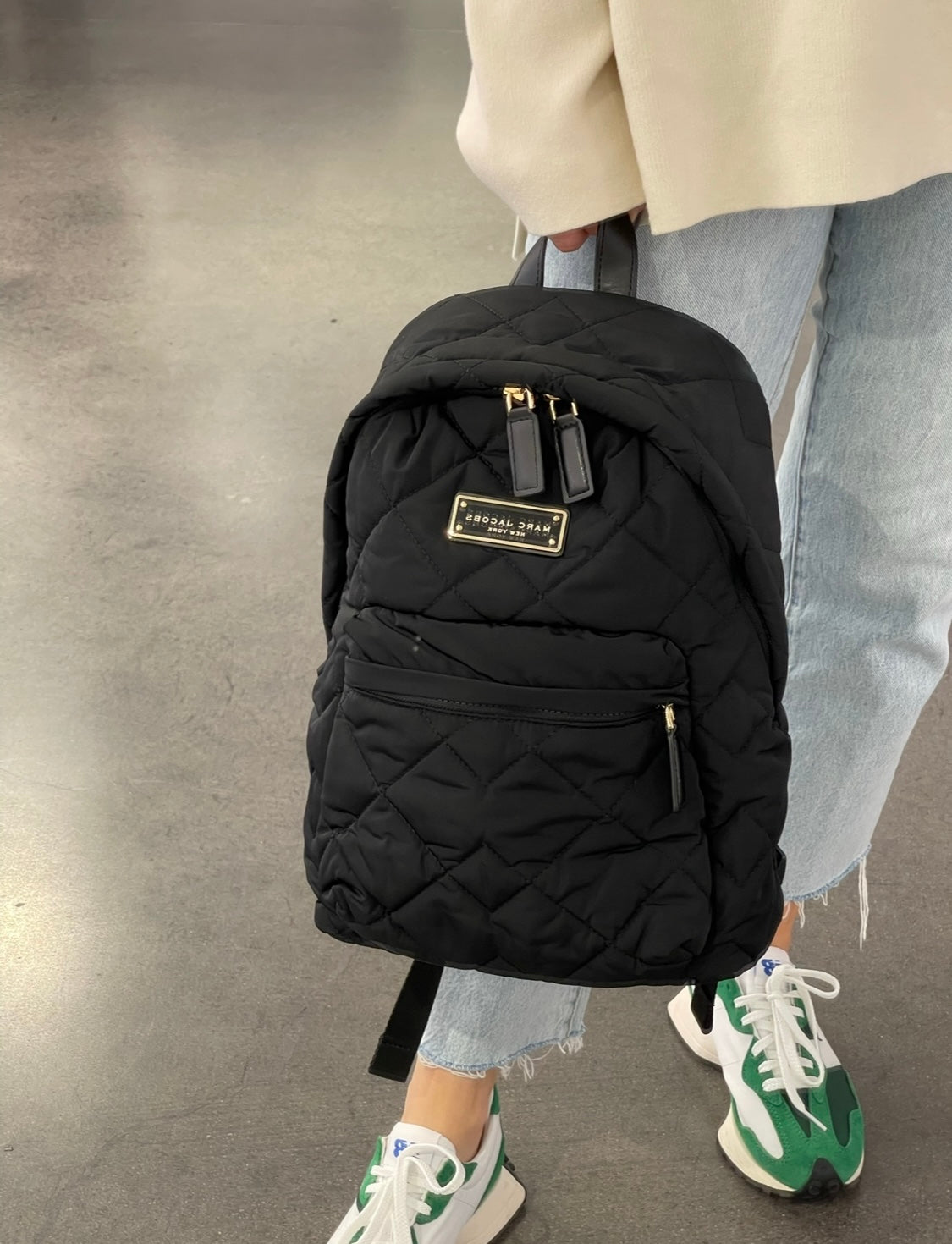 Marc Jacobs Quilted Nylon School Backpack
