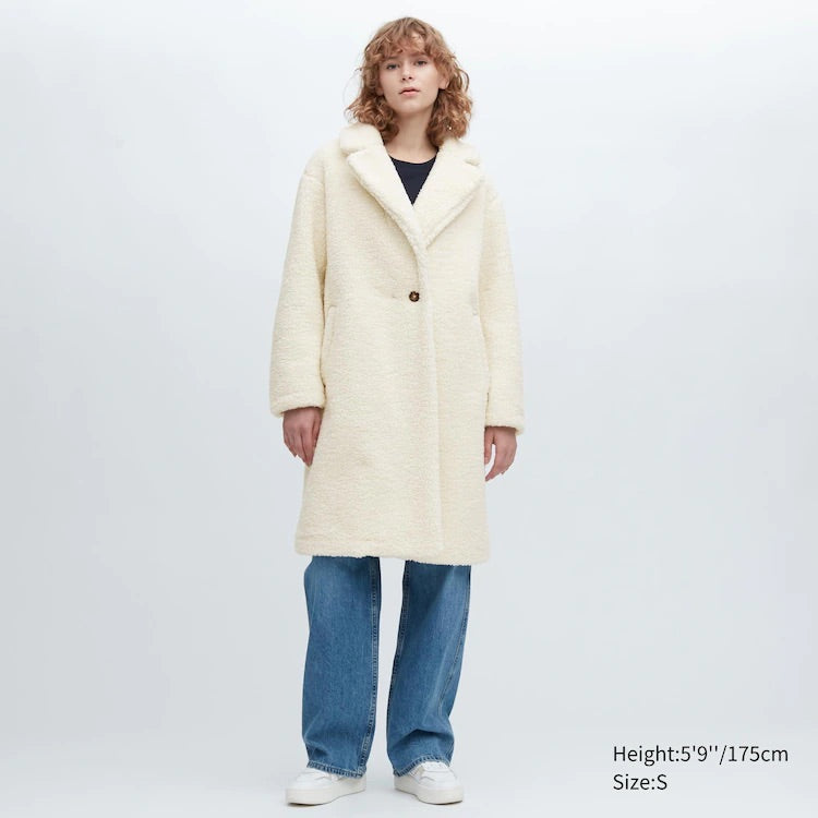 
                  
                    Uniqlo Women Windproof Outer Fleece Tailored Coat
                  
                