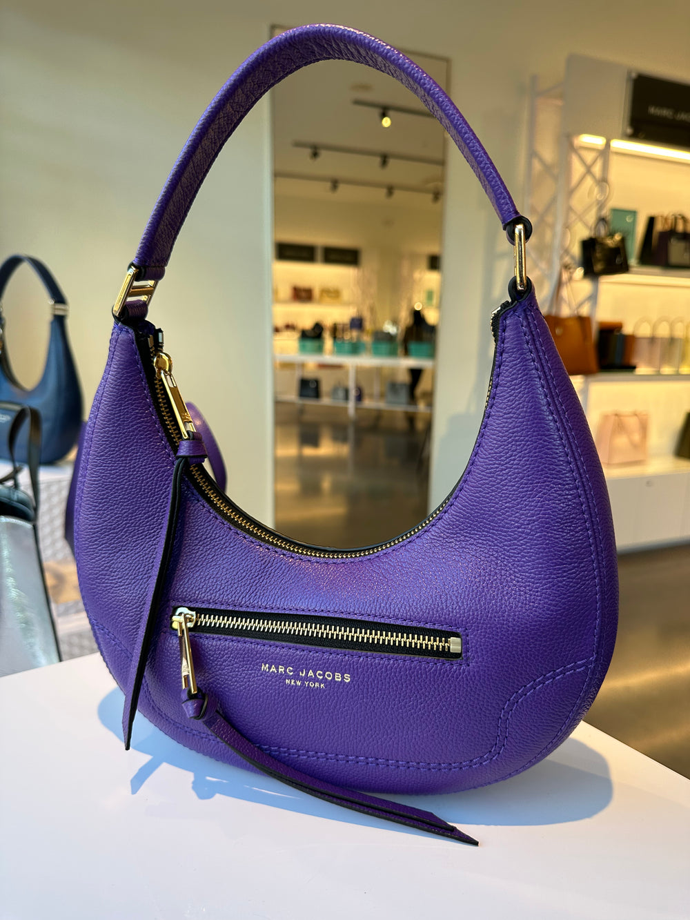 Marc Jacobs Pillow Leather Crossbody Bag in Blue