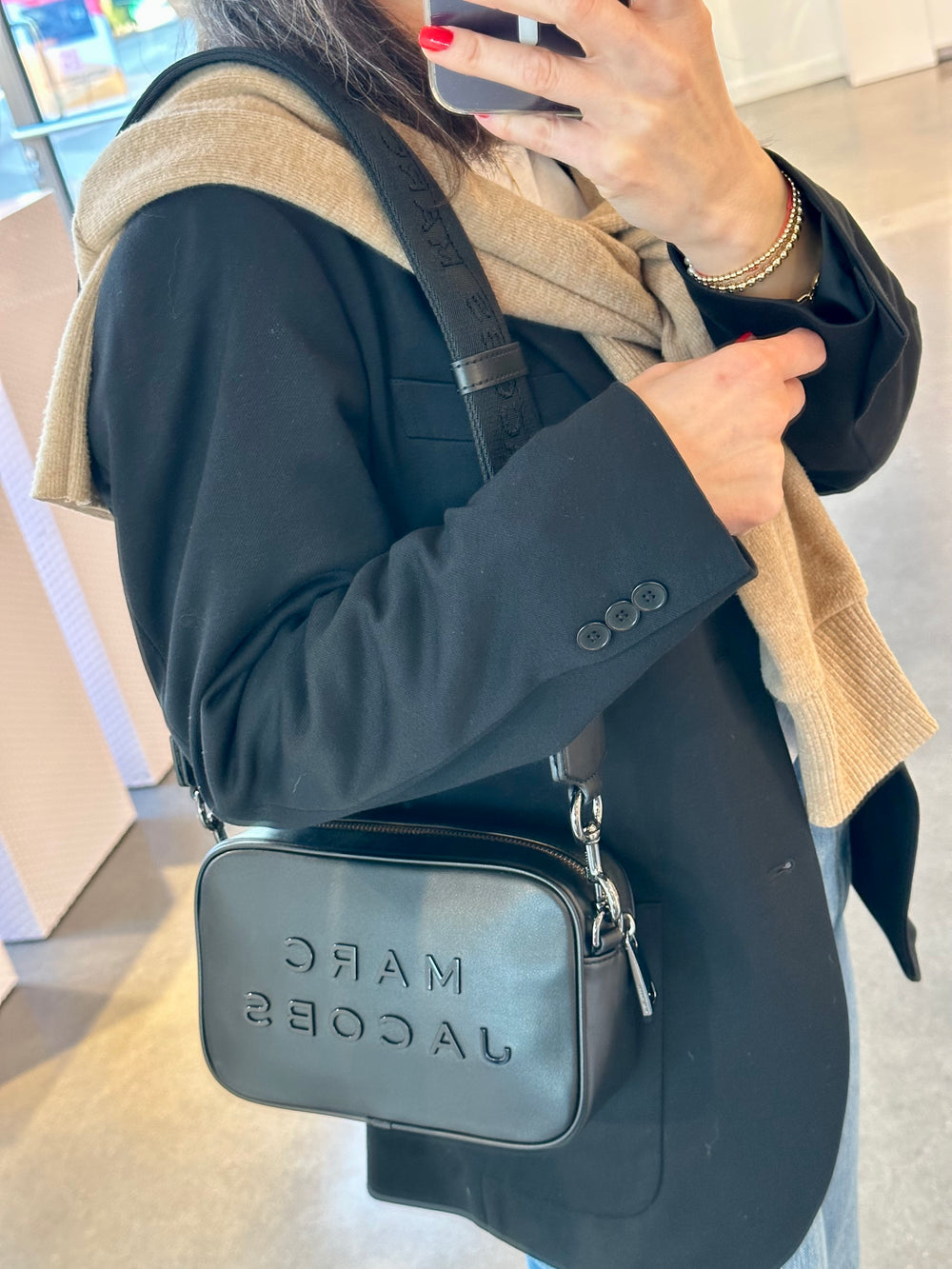 Marc Jacobs Flash Leather Crossbody Bag