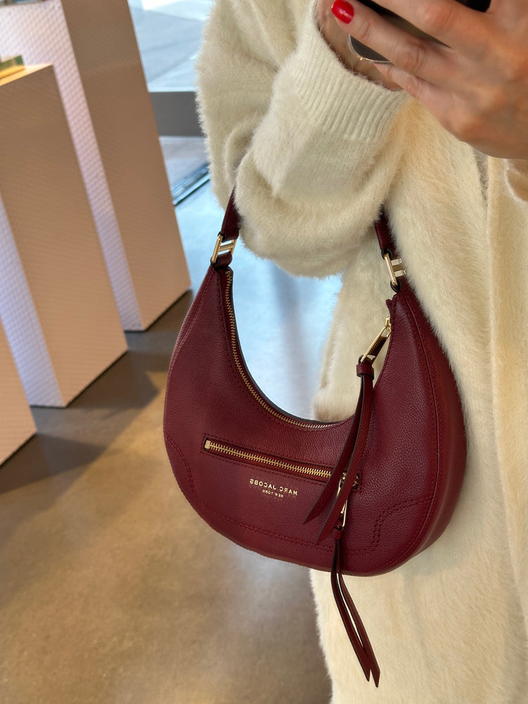 
                  
                    Marc Jacobs Small Leather Crescent Shoulder Bag
                  
                