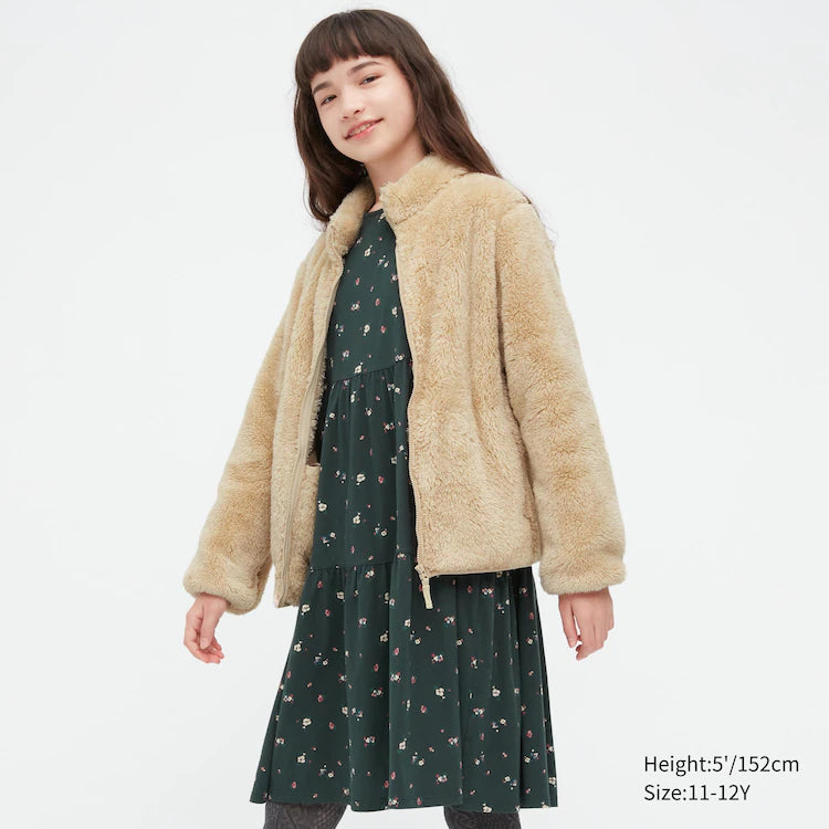 Uniqlo Kid's Fluffy Yarn Fleece Full-Zip Jacket – Popshop Usa